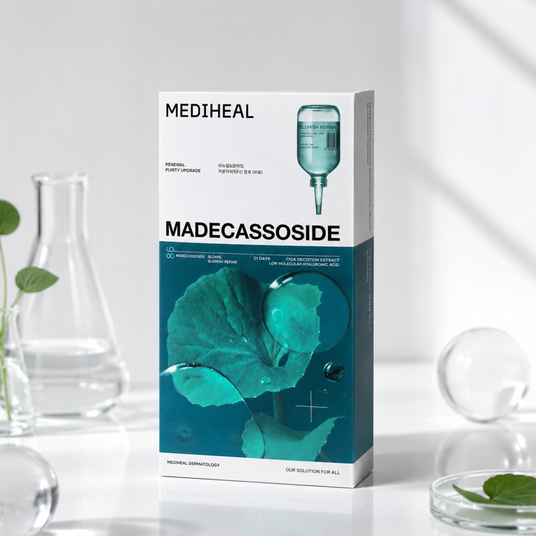 MEDIHEAL – Madecassoside Essential Mask pack de 10 MEDIHEAL – Madecassoside Essential Mask pack de 10